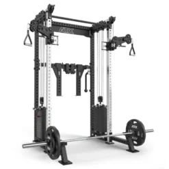 ATX Cable Half Rack 2 x 90 kg à charge guidée avec barre de traction et accessoires