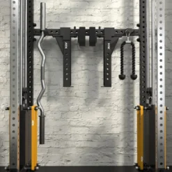 ATX Cable Half Rack 2 x 90 kg à charge guidée avec barre de traction et accessoires
