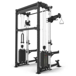 ATX Cable Half Rack 2 x 90 kg à charge guidée avec barre de traction et accessoires