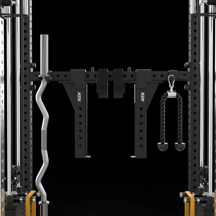 ATX Cable Smith Rack – Rack de musculation complet avec multipresse et colonnes de poids 2 x 90 kg