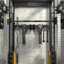ATX Cable Smith Rack – Rack de musculation complet avec multipresse et colonnes de poids 2 x 90 kg