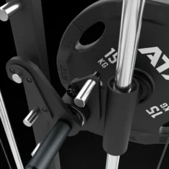 ATX Cable Smith Rack – Rack de musculation complet avec multipresse et colonnes de poids 2 x 90 kg