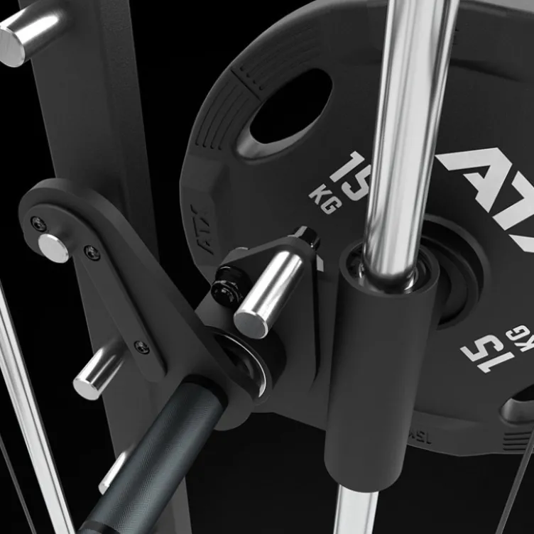 ATX Cable Smith Rack – Rack de musculation complet avec multipresse et colonnes de poids 2 x 90 kg