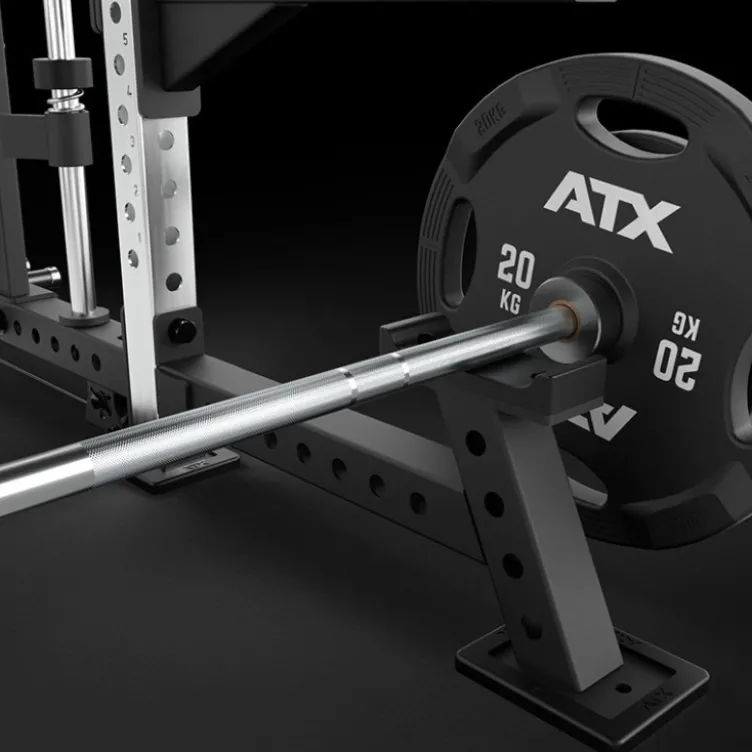 ATX Cable Smith Rack – Rack de musculation complet avec multipresse et colonnes de poids 2 x 90 kg
