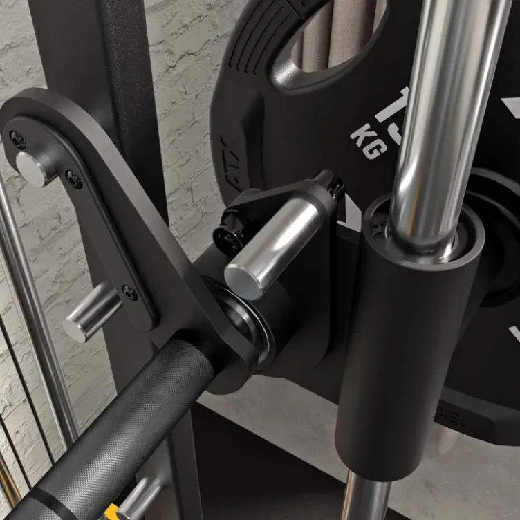 ATX Cable Smith Rack – Rack de musculation complet avec multipresse et colonnes de poids 2 x 90 kg