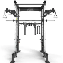 ATX Cable Smith Rack – Rack de musculation complet avec multipresse et colonnes de poids 2 x 90 kg