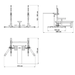 ATX Combo Rack banc de musculation 2 en 1 - Approuvé IPF