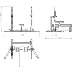ATX Combo Rack banc de musculation 2 en 1 - Approuvé IPF