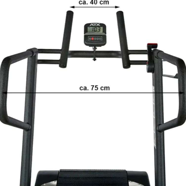 ATX Cross-Runner - Tapis de course incurvé avec 8 niveaux de résistances et écran LCD