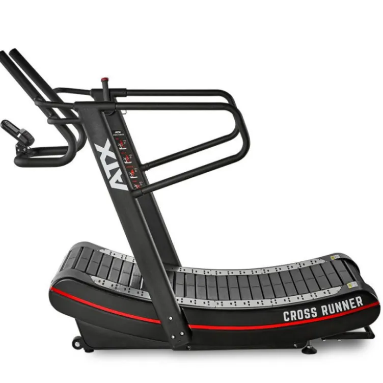 ATX Cross-Runner - Tapis de course incurvé avec 8 niveaux de résistances et écran LCD