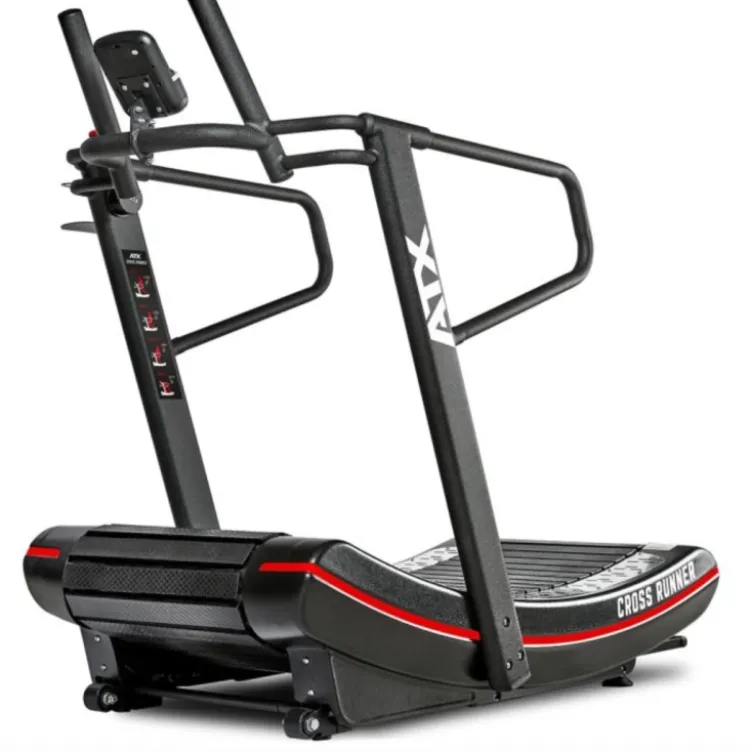 ATX Cross-Runner - Tapis de course incurvé avec 8 niveaux de résistances et écran LCD