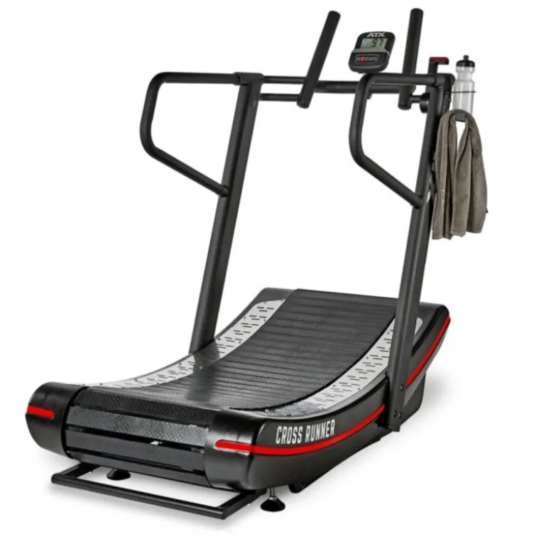 ATX Cross-Runner - Tapis de course incurvé avec 8 niveaux de résistances et écran LCD