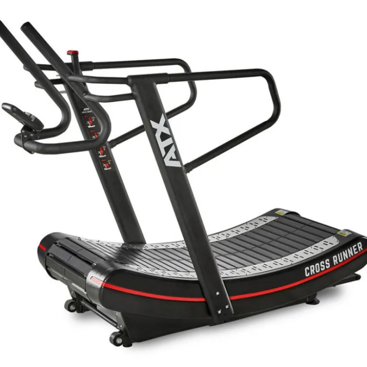 ATX Cross-Runner - Tapis de course incurvé avec 8 niveaux de résistances et écran LCD
