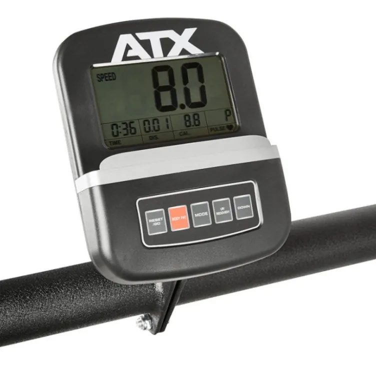 ATX Cross-Runner - Tapis de course incurvé avec 8 niveaux de résistances et écran LCD