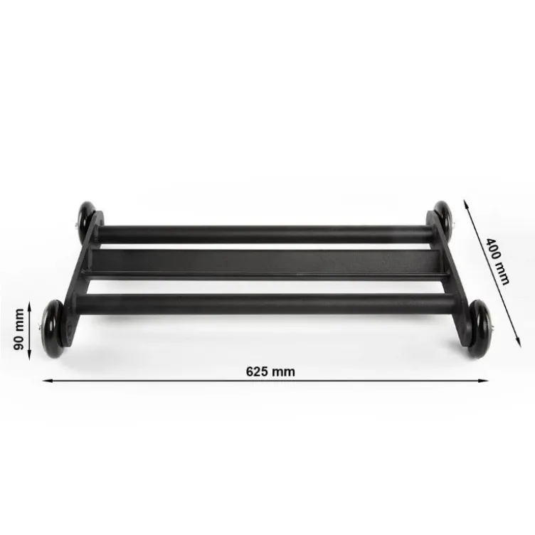 ATX Glute ham roller en métal avec roulettes de diamètre 90 mm - Exercices de musculation