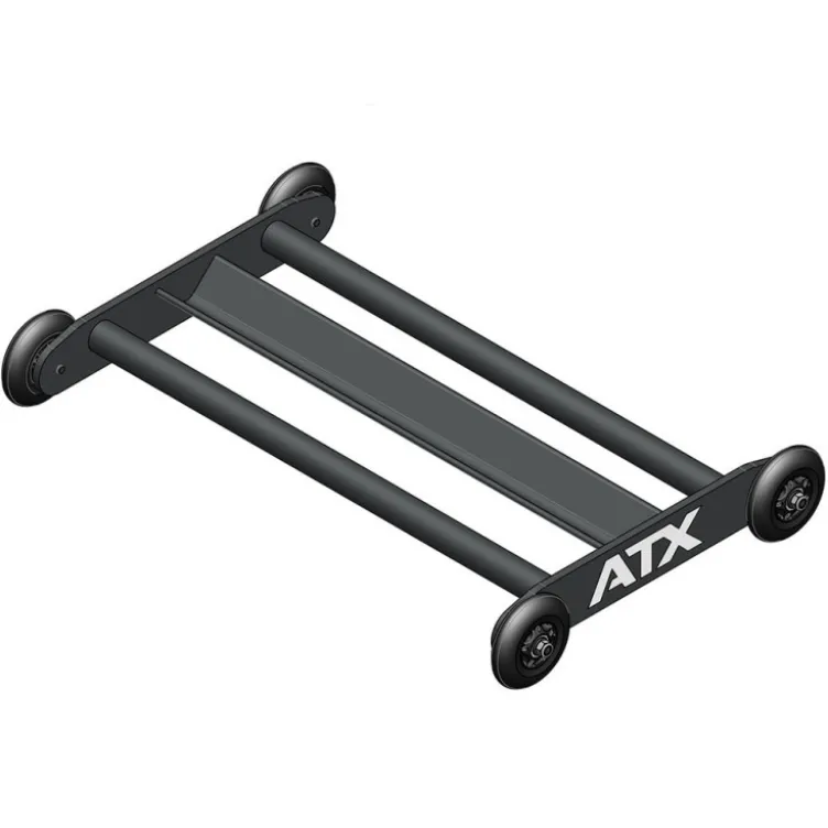 ATX Glute ham roller en métal avec roulettes de diamètre 90 mm - Exercices de musculation