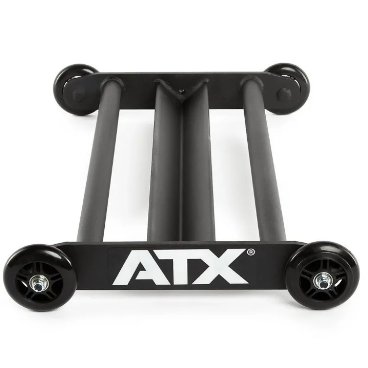 ATX Glute ham roller en métal avec roulettes de diamètre 90 mm - Exercices de musculation