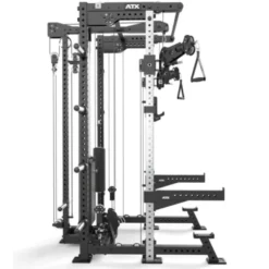 ATX Hardcore - Half rack dual pull station à charge guidée 125 kg - 4 points de traction