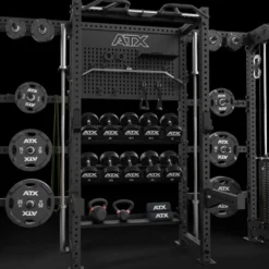ATX multi cable column rack avec espaces de rangement pour entraînements complets de musculation