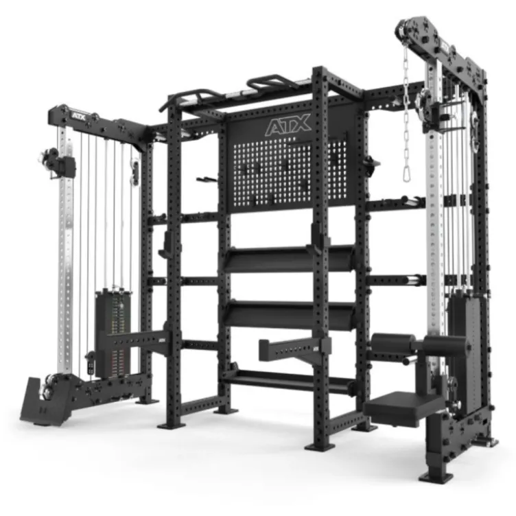 ATX multi cable column rack avec espaces de rangement pour entraînements complets de musculation