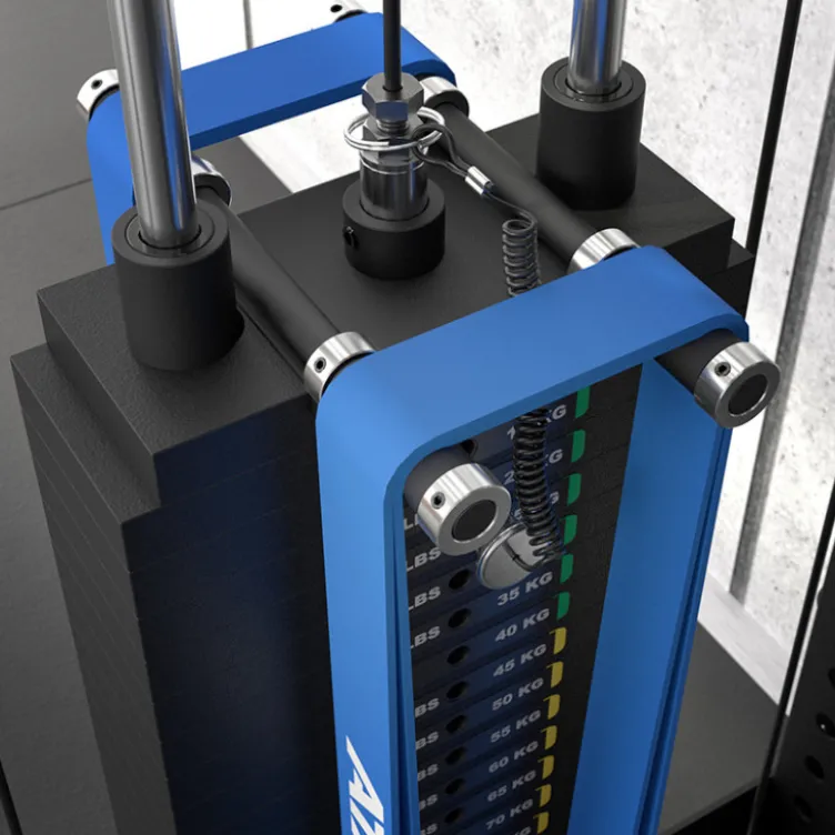 ATX multi cable column rack avec espaces de rangement pour entraînements complets de musculation