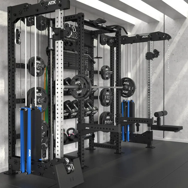 ATX multi cable column rack avec espaces de rangement pour entraînements complets de musculation