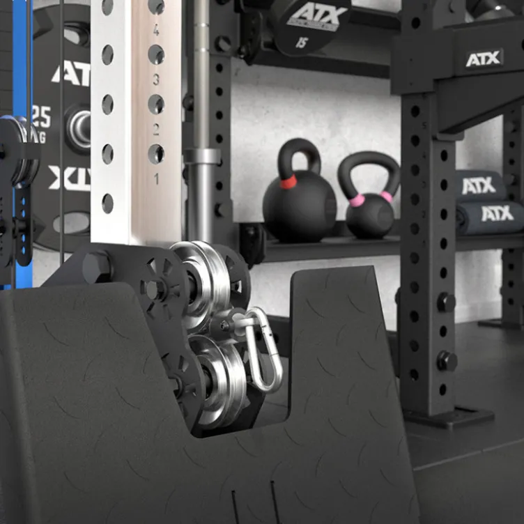 ATX multi cable column rack avec espaces de rangement pour entraînements complets de musculation