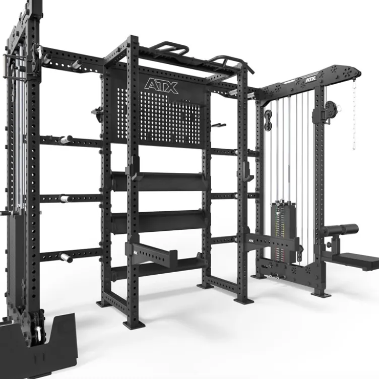 ATX multi cable column rack avec espaces de rangement pour entraînements complets de musculation