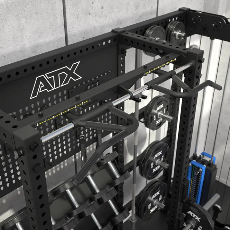 ATX multi cable column rack avec espaces de rangement pour entraînements complets de musculation