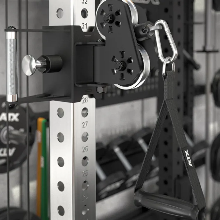 ATX multi cable column rack avec espaces de rangement pour entraînements complets de musculation