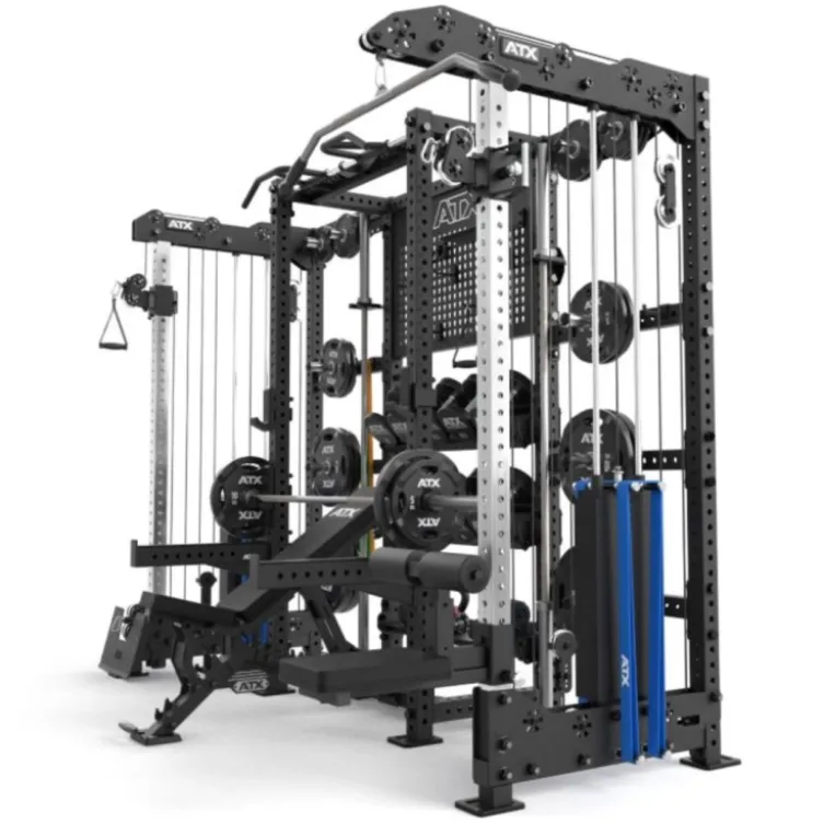 ATX multi cable column rack avec espaces de rangement pour entraînements complets de musculation