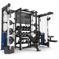 ATX multi cable column rack avec espaces de rangement pour entraînements complets de musculation