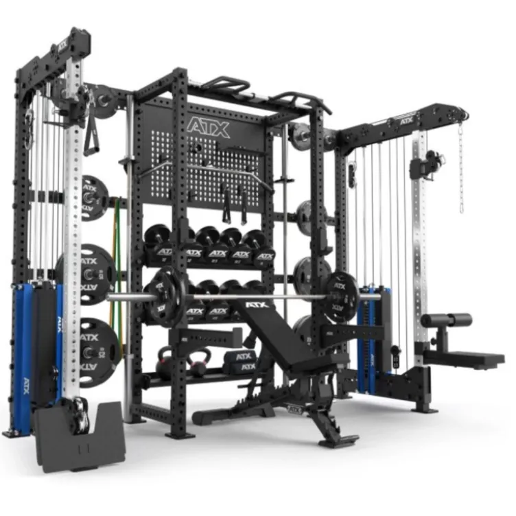 ATX multi cable column rack avec espaces de rangement pour entraînements complets de musculation