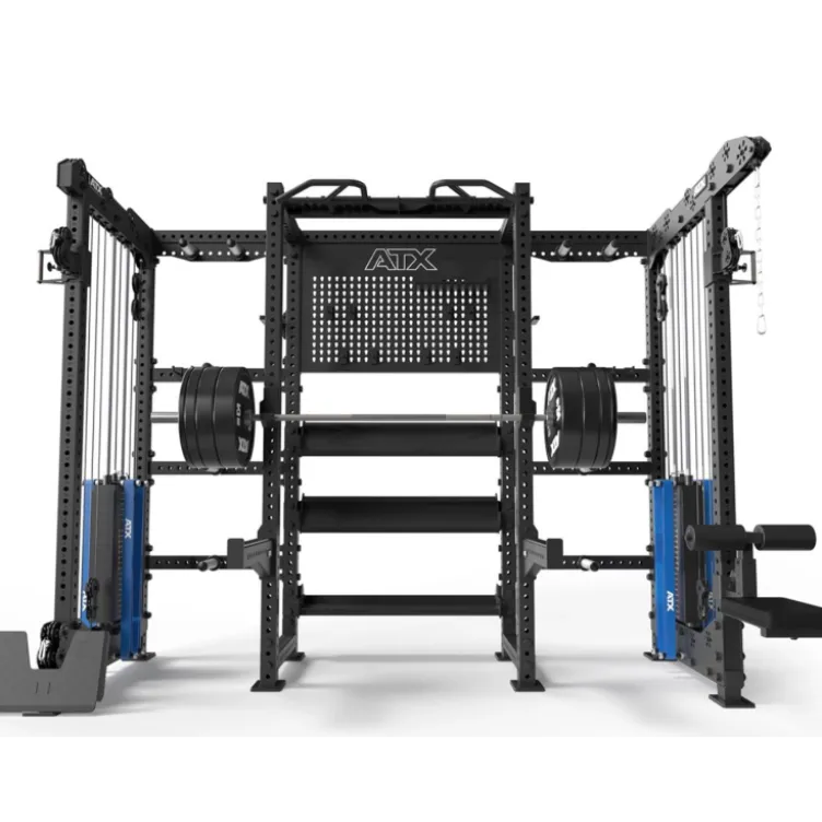 ATX multi cable column rack avec espaces de rangement pour entraînements complets de musculation
