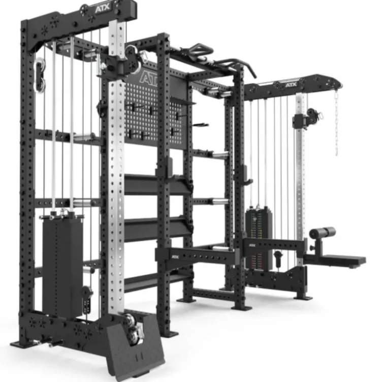 ATX multi cable column rack avec espaces de rangement pour entraînements complets de musculation