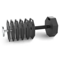 ATX Octa Dumbells - Système d'haltères réglables et modulaires en acier de 4 à 24 kg - Extensible jusqu'à 65 kg