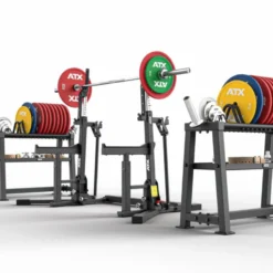 ATX Powerlifting plate storage - Support de rangement pour disques de poids et accessoires de musculation