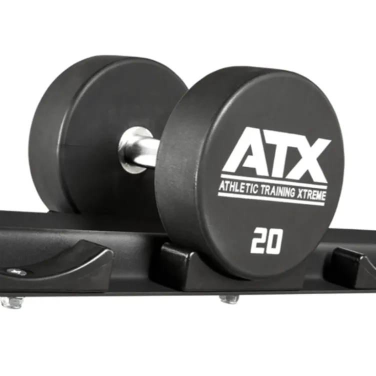 ATX Support de stockage pour haltères ronds avec bacs de rangement de taille universelle - Extensible