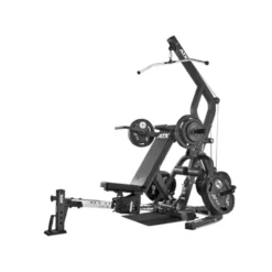 ATX Triplex appareil de musculation Home-gym multiposte + Pack de poids olympiques 125 kg