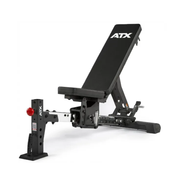 ATX Triplex appareil de musculation Home-gym multiposte + Pack de poids olympiques 125 kg