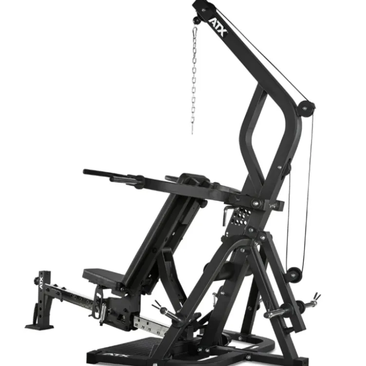 ATX Triplex appareil de musculation Home-gym multiposte + Pack de poids olympiques 125 kg