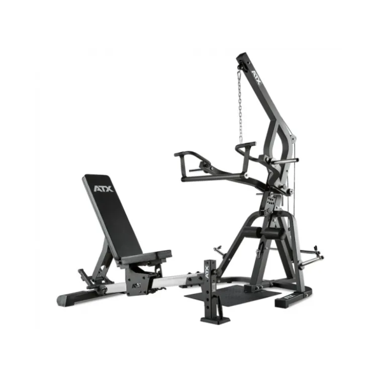ATX Triplex appareil de musculation Home-gym multiposte + Pack de poids olympiques 125 kg