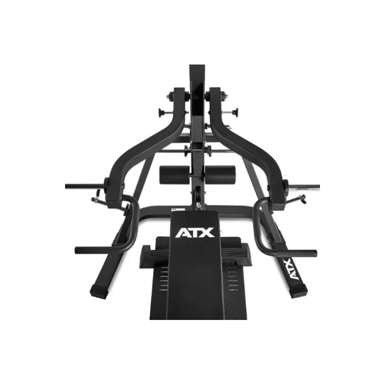 ATX Triplex appareil de musculation Home-gym multiposte + Pack de poids olympiques 125 kg