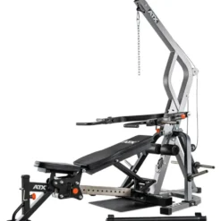 ATX Triplex appareil de musculation Home-gym multiposte + Pack de poids olympiques 125 kg