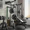 ATX Wall Cable Smith Rack avec Multipresse Guidée et 2 x 90 kg – Station de musculation compacte à fixation murale