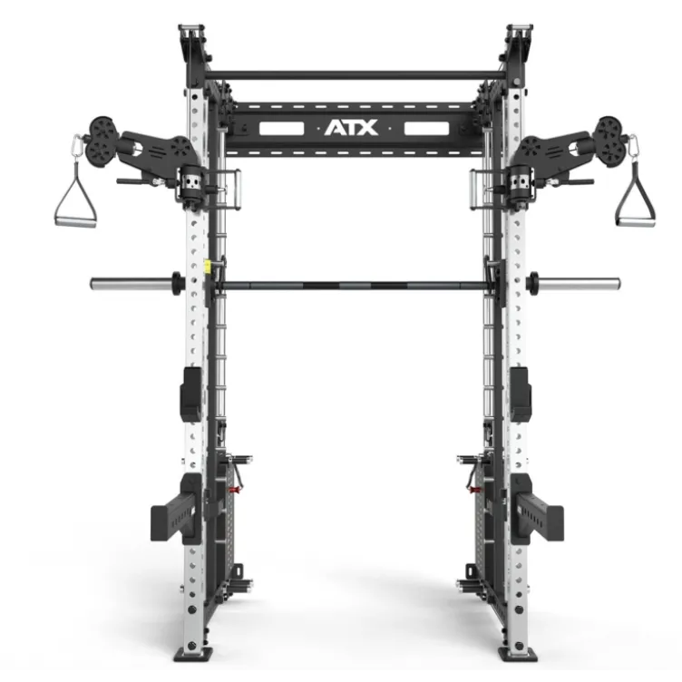 ATX Wall Cable Smith Rack avec Multipresse Guidée et 2 x 90 kg – Station de musculation compacte à fixation murale