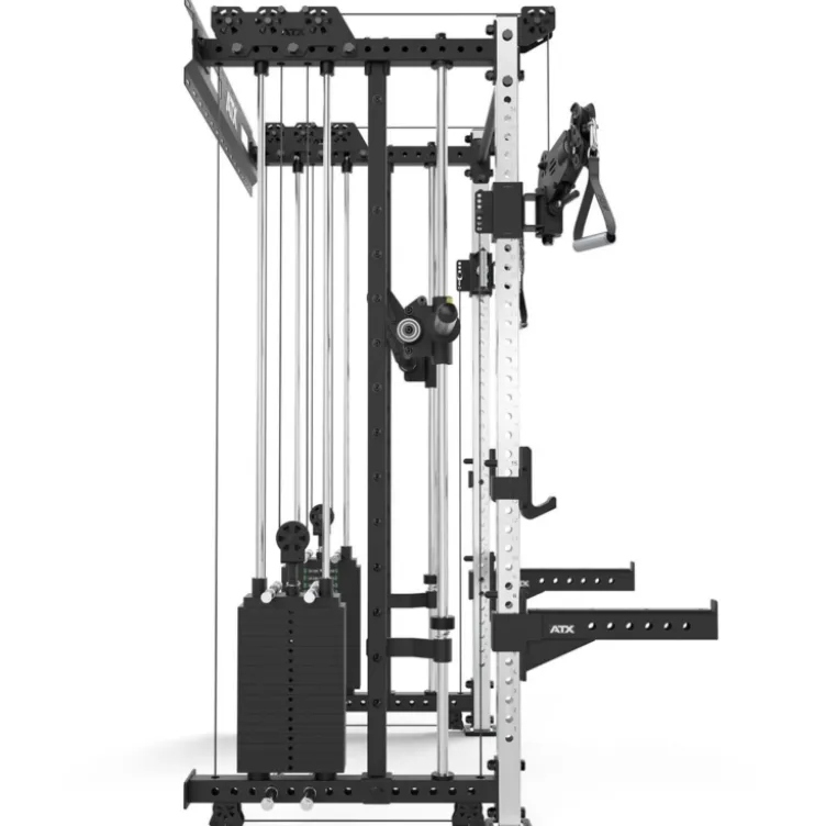 ATX Wall Cable Smith Rack avec Multipresse Guidée et 2 x 90 kg – Station de musculation compacte à fixation murale