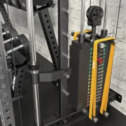 ATX Wall Cable Smith Rack avec Multipresse Guidée et 2 x 90 kg – Station de musculation compacte à fixation murale