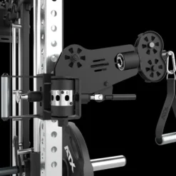 ATX Wall Cable Smith Rack avec Multipresse Guidée et 2 x 90 kg – Station de musculation compacte à fixation murale