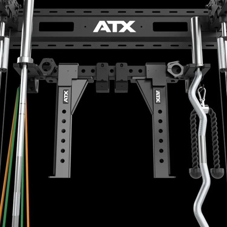 ATX Wall Cable Smith Rack avec Multipresse Guidée et 2 x 90 kg – Station de musculation compacte à fixation murale